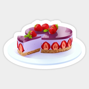 Sailor Saturn Themed Cheesecake Sticker